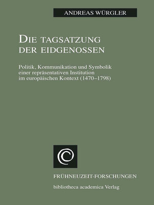 cover image of Die Tagsatzung der Eidgenossen